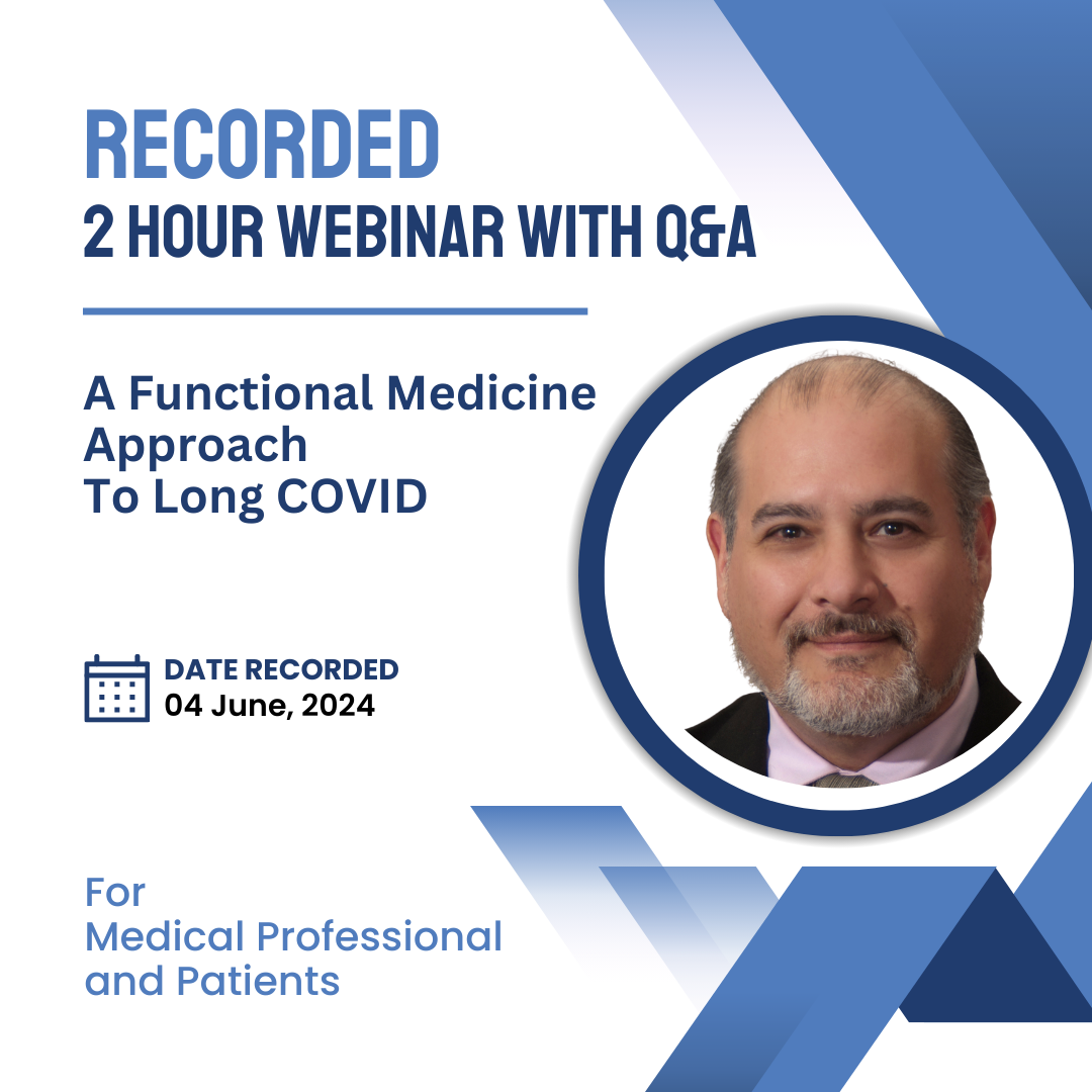 4th June - A Functional Medicine Approach To Long Covid with Dr Jess Armine