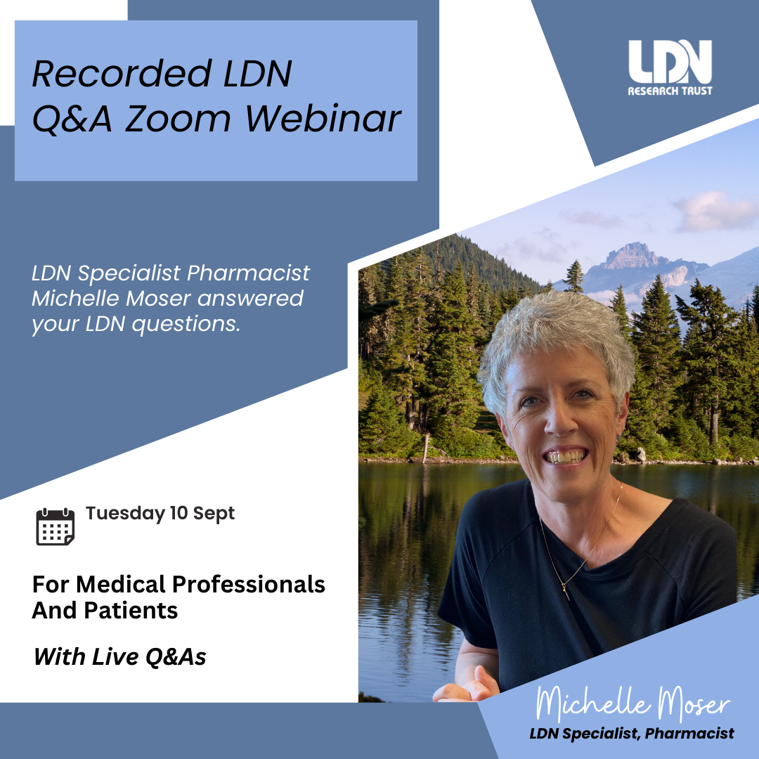 Recording of Live Q&amp;A with LDN Specialist Pharmacist Michelle Moser