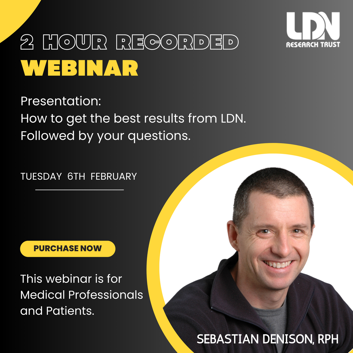 How to get the best results from LDN with Clinical Pharmacist Sebastian Denison