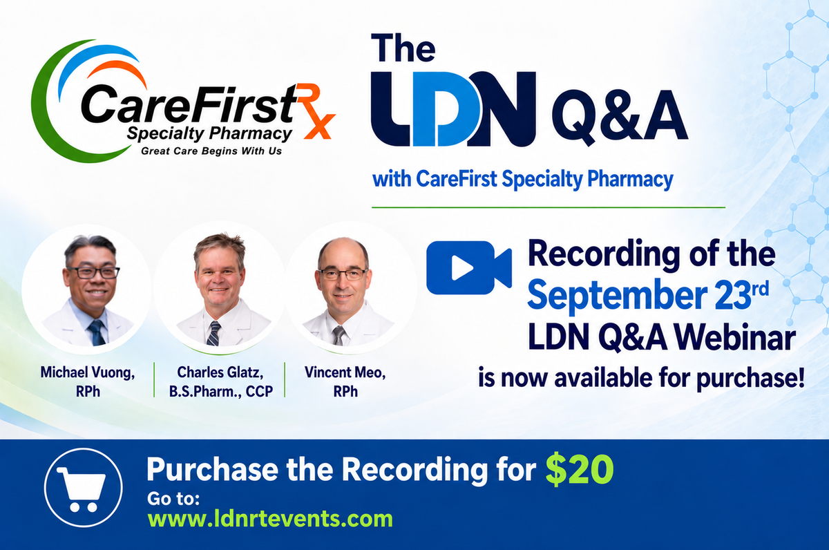 The LDN Q&A Webinar from September 2026 with CareFirst Speciality Pharmacy